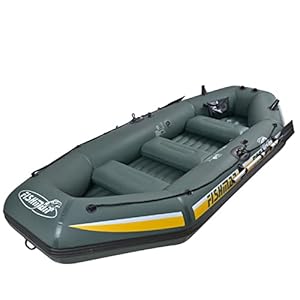 ACEWD Enkele opblaasbare boot, verdikte rubberen boot PVC clip netto vissersboot slijtvaste opvouwbare boot kajak aanval boot 192* 108* 38cm
