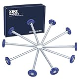 XiKe 10 Pack Blue 2" Nylon Garage Door Roller 7" Stem, Use 6200-2RS Double Seals Precision Bearings.