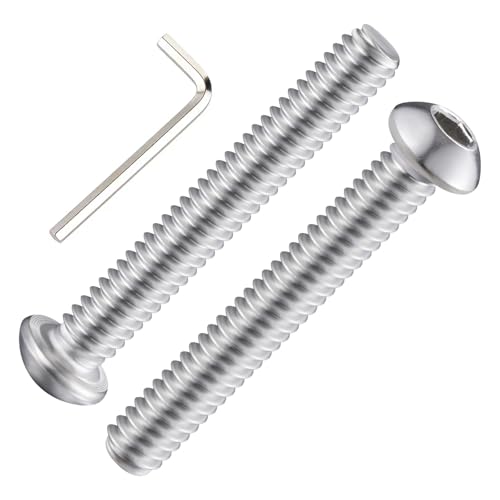 Wensilon 20-Pack 5/16-18 x 2' Button Head Bolts
