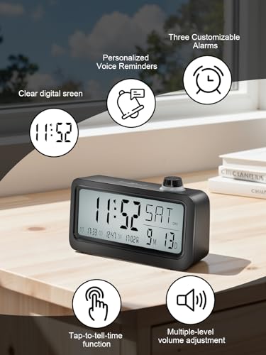 Rechargeable Talking Pill Reminder Clock product