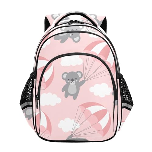 Sac à dos scolaire léger koala rose pour voyage et lycée
