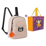 Mochila Feminina Garfield M�dia Nylon Bege