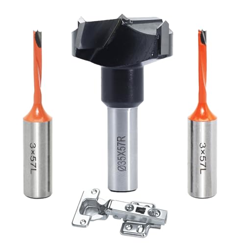 Akylin Hinge Boring Set, 10mm Shank