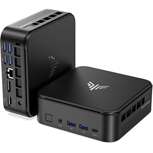 KAMRUI E3B Mini Gaming PC, AMD Ryzen 5 7430U (6C/12T, Up to 4.3GHz) Mini Computer, 16GB DDR4 512GB M.2 SSD Mini PC W11 PRO, 4K Triple Display/WiFi 6/BT5.2/USB3.2 Home/Business Mini Desktop Computer