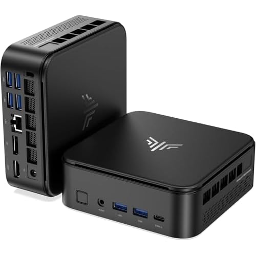 KAMRUI E3B Mini Gaming PC, AMD Ryzen 5 7430U (6C/12T, Up to 4.3GHz) Mini Computer, 16GB LPDDR4 512GB M.2 SSD Mini PC W11 PRO, 4K Triple Display/WiFi 6/BT5.2/USB3.2 Home/Business Mini Desktop