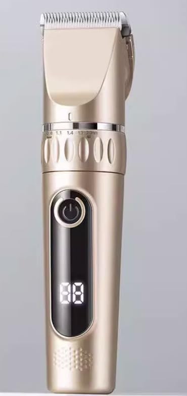 Dog Clippers Low Noise, 2-Speed Quiet Dog Grooming Clippers Kit Cordless Rechargeable Pet Shaver Hair Clippers Trimmer for Small & Large Dogs,Cats and Animals（Grey）