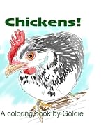 Chickens: A Coloring Book B0F62VZKWT Book Cover