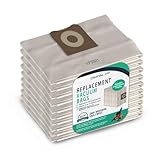 Crucial Vacuum Replacement Allergen Bags Part # VF3501 - Compatible with Rigid Models WD40500, WD40700, WD40501, WD45500, WD45220-3 - 4.5 Gallon Bag for Vacuums - 11.2