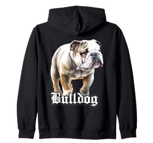 Englische Bulldogge Kapuzenjacke