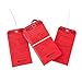 5S Red Tags (Wired) (50 Pack, Red)