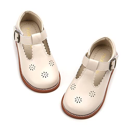 Image of PHIRAMIN Toddler Girl Mary Jane Dress Shoes-Little Girl School Uniform Shoes for Wedding Party