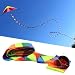 Comcrosfly Rainbow Tube Tail /Wind Sock with Connector ，65-Feet