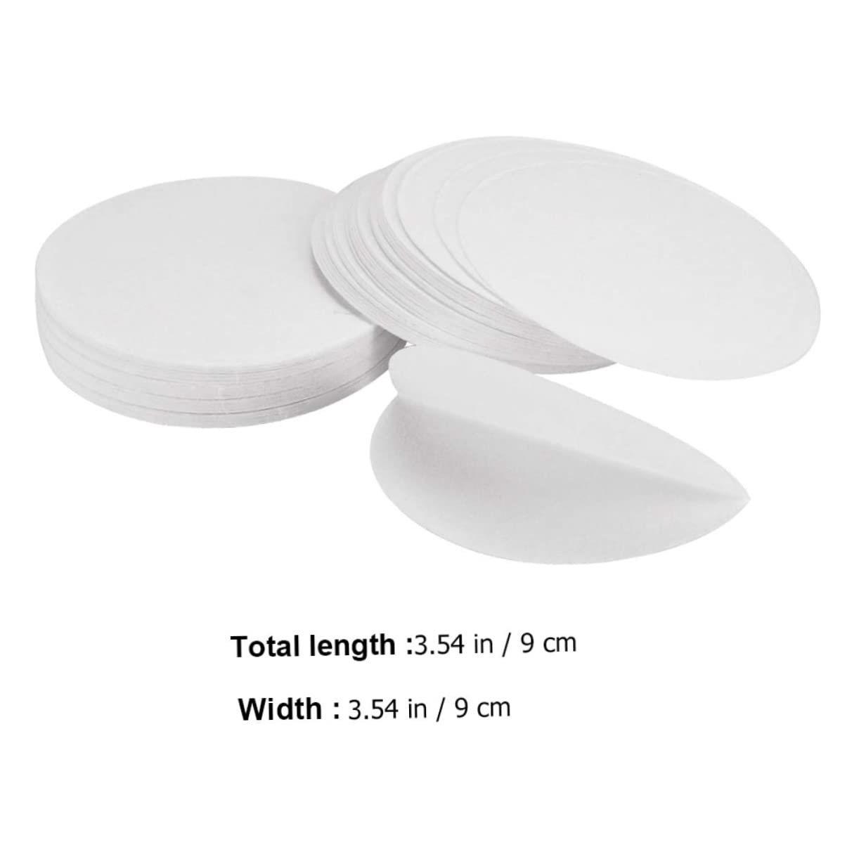 OSOLADY Qualitative Filter Discs for Labs 100 Sheets Round Filter Paper Lab Paper