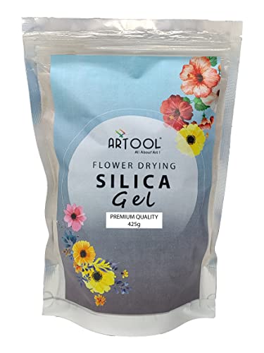 ARTOOL A84 Silica Gel Flower Drying Powder, DIY Flower Drying Powder Silica Gel for Preservative Flowers, 425gm