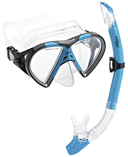 Phantom-Aquatics-Italian-Design-Boutique-Collection-Scuba-Mask-and-Snorkel-Snorkeling-Gear-for-Adults-Includes-Adult-Diving-Mask-and-Dry-Snorkel-for-Adults