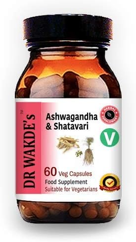 Ashwagandha & Shatavari Capsules (60 Veg Caps, Rejuvenating Herbs, Energy Support, Ayurvedic Supplement, Vegan, Herbal, All Natural, Made in UK)