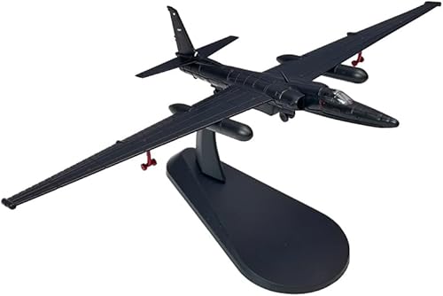 Miniatura 5 de Escala 1/144 Taiwán Escuadrón de Gato Negro U-2 Dragon Lady Reconocimiento Avión Avión Diecast Metal Aircraft Model Gift Ornament Collection