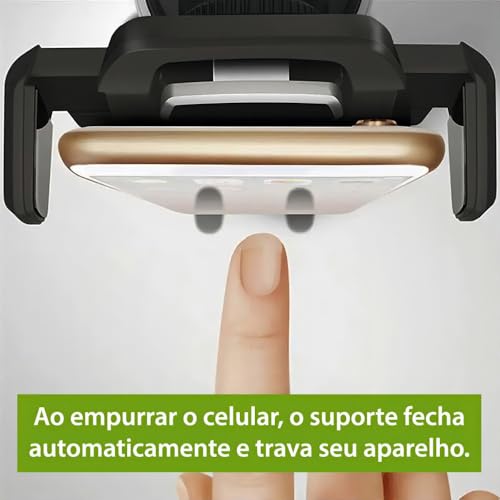 Suporte Veicular Universal para Celular que Gruda Painel de Carro Anti-Queda Fixação Waze Uber Táxi