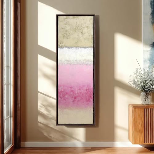 Impression murale pastel douce 20x60cm pour illuminer une pièce sombre et un mur vide