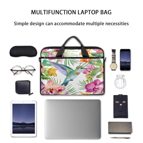 Bolso Para Laptop De 15 Pulgadas Hummingbird Orchids miniatura 7