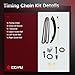 cciyu TS0981,052-4010,TCS46201,JV5088 Engine Timing Chain Kit Sets for Chevrolet Sonic Trax Cruze Limited Cruze Volt for Cadillac ELR for Buick Encore 1.4L