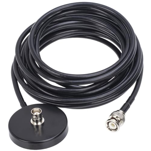 Base magnétique 5.4cm pour antenne extérieure avec câble RG58 5m résistant aux intempéries
