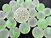 Big Game Toys~25 Glass Marbles Moon Glow Green/Yellow Speckled Classic Style Game Pack (24 Player, 1 Glow in The Dark Shooter) Decor/Vase Filler/Aquarium Shooter Patch MIB