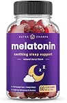 Melatonin Gummies, Natural Sleep Aid Supplement, Sleep Gummies for Adults & Kids, 2.5mg, 5mg or 10mg Dose, Drug-Free Sleeping Pills Substitute, Vegan Natural Berry Flavour, Improve Sleep Quality