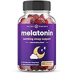 Melatonin Gummies, Natural Sleep Aid Supplement, Sleep Gummies for Adults & Kids, 2.5mg, 5mg or 10mg Dose, Drug-Free Sleeping Pills Substitute, Vegan Natural Berry Flavour, Improve Sleep Quality