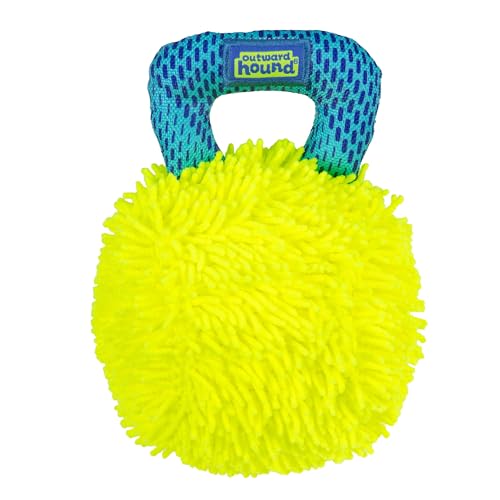 Outward Hound FlyFetch Giggle Ball ���p��������A�΂����A��������&�t�F�b�`�p�n���h���A�y�ʁA�����̃e�N�X�`���A���ׂĂ̕i��A18.5 cm