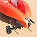DjxAzthuria Load Boat Launching Wheels Set, 8-Inch Wheels, Adjustable Width (Max 16.54 inches), Stainless Steel Boat Dolly Boat Launching Wheels Boat Launching