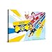 PICANOVA – PAW Patrol Team Leinwandbilder – 60x40cm – Leinwand Premium – Personalisierte Wandbilder – Kinder-Geschenk Leinwanddruck – PAW Patrol Kollektion