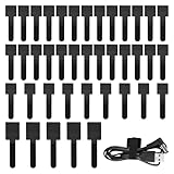 Conception flexible et ajustable : Attache Cable pour Velcro est doté d'une conception ajustable et segmentée, permettant d'ajouter ou de retirer des câbles sans démontage. Son système autobloquant assure un maintien sûr, idéal pour les petits espaces.