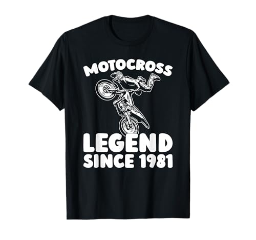 Born 1981 Supermoto Dirt Bike T-Shirt