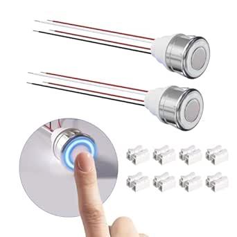 BrightArk LED Touch Dimmer Switch 12V DC Stepless Dimming 3-24V LED ...