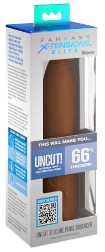 Pipedream Fantasy X-tensions Elite Uncut Silicone Penis Enhancer - Tan Tan 17,8 cm