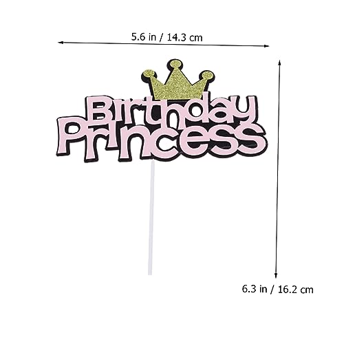 VILLCASE 6 Peças Toppers De Cupcake Toppers De Sobremesa De Aniversário Palhetas De Frutas De Aniver