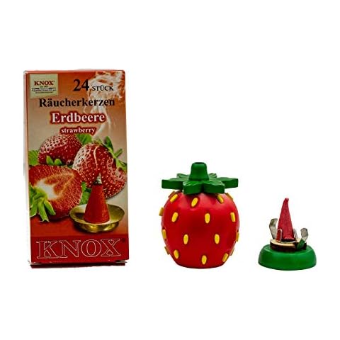 KNOX - Portavelas de incienso con forma de fresa (tamaño M) Cover