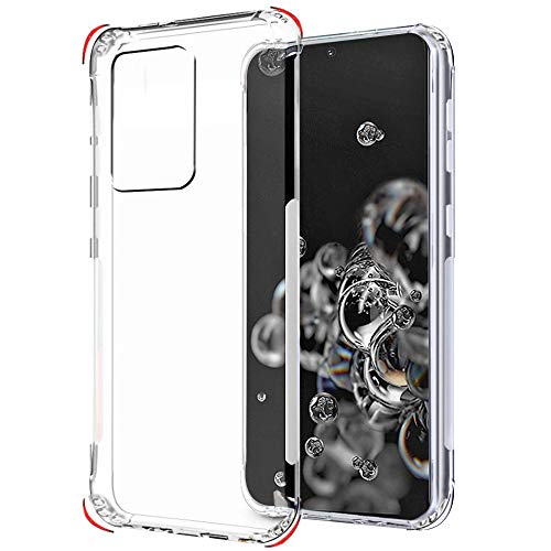 Image of TheGiftKart Transparent Crystal Clear Back Cover Case for Samsung Galaxy S20 Ultra | Shockproof Soft TPU Case | Cushioned Edges for Ultimate Protection Back Cover Case (TPU, Transparent)