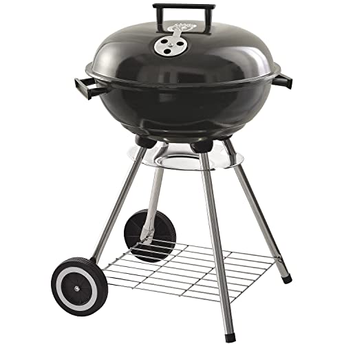 Giotto - Barbacoa De Acero Inoxidable Con Parrilla (45 Cm)