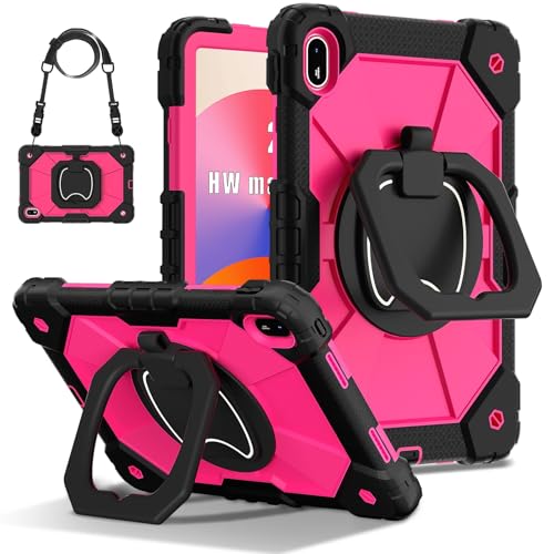 Coque compatible avec Huawei Matepad SE 11 2024 pour éviter les casses d'écran avec sangle