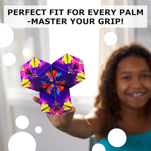 Image of Shashibo DODECA Magnetic Puzzle Cube, Sensory Fidget Toy for Adults & Kids, Stress Relief Fidget Toy for All Ages, Cool Fidget Toys for Desk, Shape Shifting Box, 100+ Possible Shapes