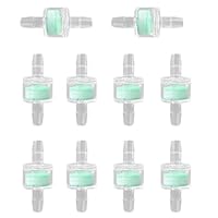 Xiciki 10 Stück Aquarium-Wasserpumpe Silikonschlauch Filter, 4mm, Schlauch Reinigung Filtration Sauerstoff Aquarium Fischteich Zubehör, Wasser Öl Luftfilter