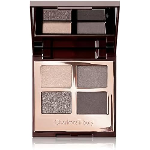 Charlotte Tilbury Luxury Palette Eyeshadow - Shimmer, Metallic & Satin Matte Eyeshadow Quad with a Rich Powder Formula - Includes 4 Complementary Shades