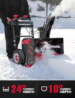 PowerSmart 80V 26" Cordless Snow Blower, 2-Stage Self-Propelled with (2) 6.0Ah Batteries & (1) Charger (HB2805B)
