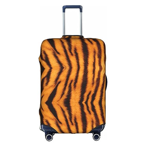 Tiger Striped Pattern Print Decorative Washable Luggage Cover Personalized Anti Scratch Suitcase Protector
