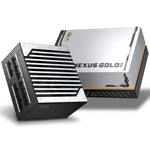 Image of GOLDEN FIELD 650W Power Supply, 80 Plus Gold Fully Modular ATX 3.1 PCIe 5.1 PSU, LLC+ DC-DC+ Active PFC+ ECO Mode, 650 Watt Gaming PC PSU with Native 12V-2x6 Cable for RTX 5060 /Ti RX 9060 /XT