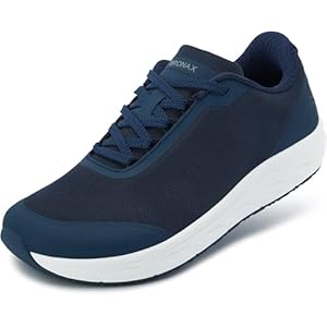 BRONAX Women’s Walking Shoes with Roomy Toe Box | Experience All-Day, No-Squeeze Comfort | Built-in Lace Storage Pocket