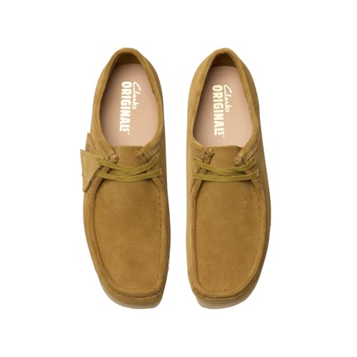 Image of Clarks - Mens Wallabee Shoe, Color Oakmoss Su, Size: 11.5 M US