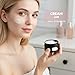 Travel Containers for Creams, Plastic Refillable Mini Lotion Jars with Lids for Toiletries, Leak Proof Small Travel Cream Jars for Face Cosmetic Makeup Beauty Products Sample (50g, 4Pack, Black Pink)